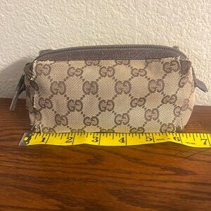Authentic Gucci GG pouch well loved